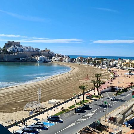 Apartamento Loft Primera Linea De Playa, Vistas Altas Mar Y Castillo Peñíscola Eksteriør bilde